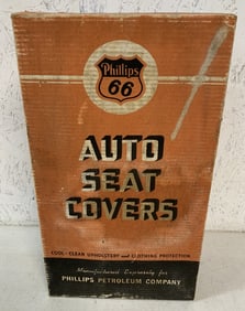 Phillips 66 Auto Seat Covers in original box