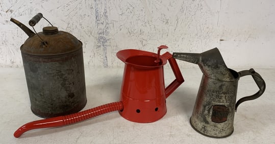 oil can and two oilers