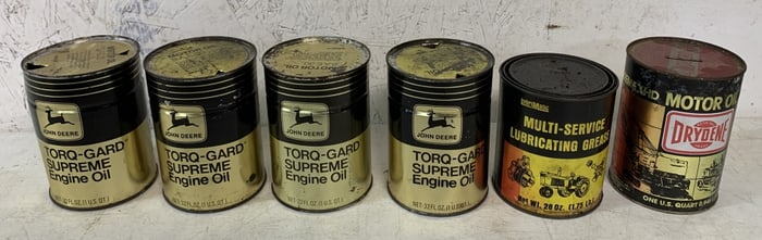 4 John Deere Torq-Guard Supreme Oil qt cans