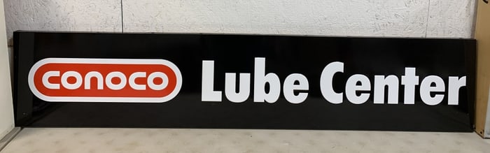 Conoco Lube Center metal sign