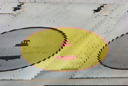 double sided Ask for Pennzoil metal sign