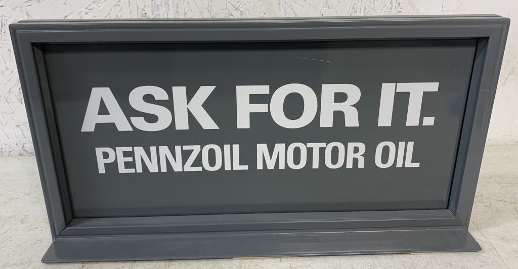 Pennzoil Motor Oil Ask For It modern signage (1 of 3)