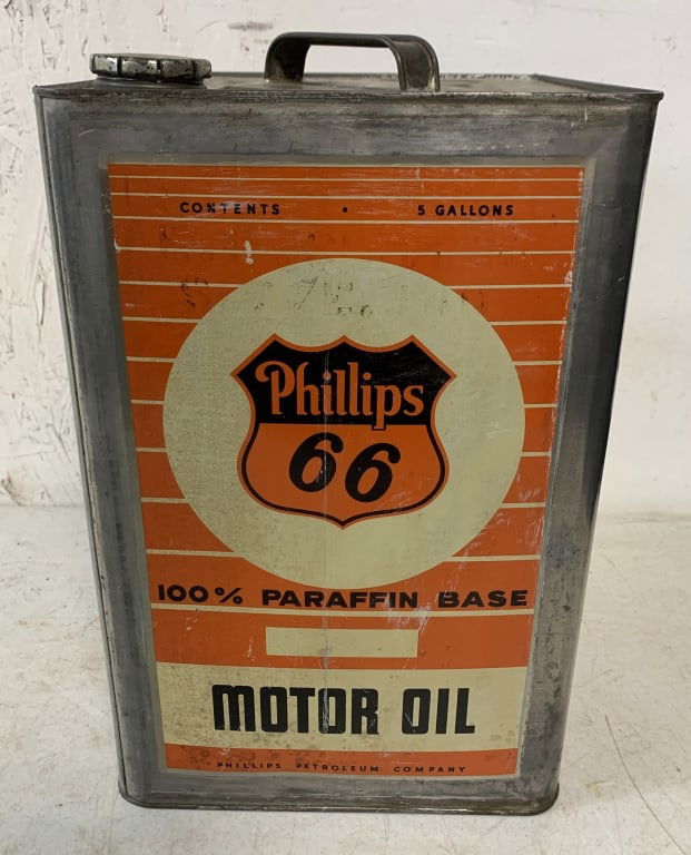 Phillips 66 5 gallon Motor Oil can (1 of 6)