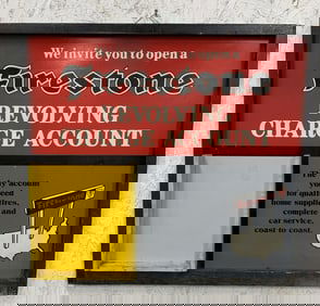 Firestone Revolving Charge Account sign