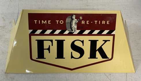 metal Fisk tire display