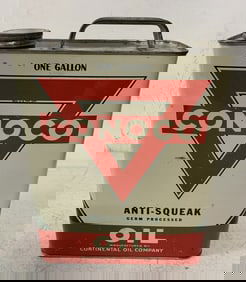 Conoco 1 gallon oil can