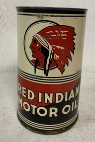 full Red Indian Motor Oil can(leaks)