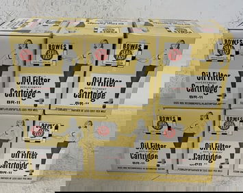 6 Bowes Seal Fast BR-11 Oil Filter Cartridges