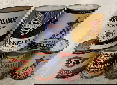 7 full qt. motor oil cans