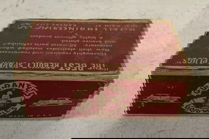 full box of McFall Engineering rebuilt spark plugs