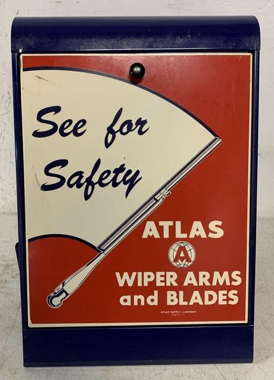 Atlas Wiper Arms and Blades display w/ contents (1 of 7)