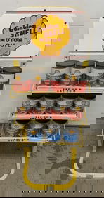 Golden Shell oil display with 11 Aeroshell cans