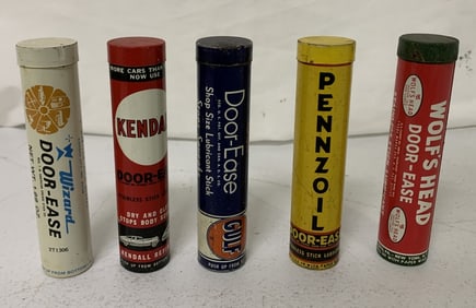 5 different Door-Ease canisters