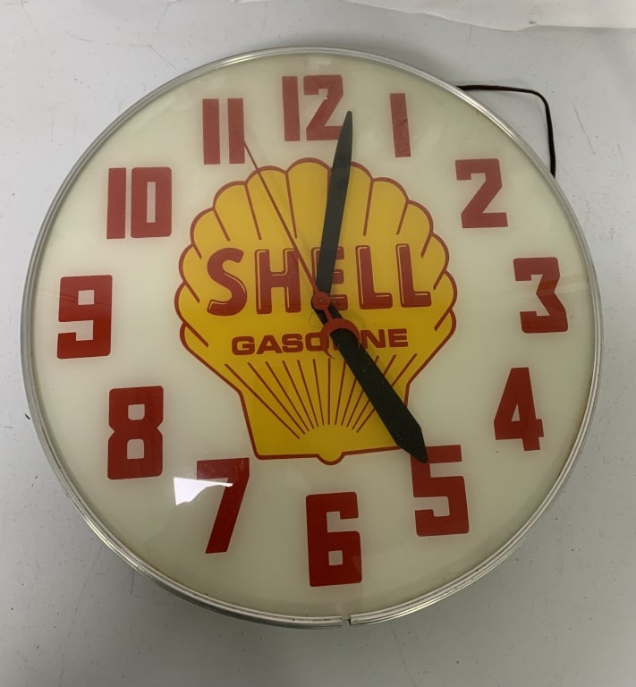 Shell Gasoline advertising clock (1 of 8)