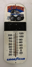 Goodyear Pit Stop Service adv. thermometer