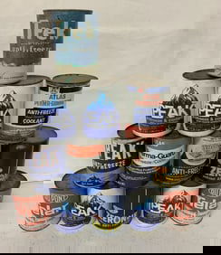 13 full antifreeze and coolant qt. cans