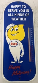 Reproduction Esso Happy Motoring thermometer