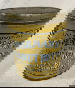 Moseman's 1 Pound Peanut Butter Tin Can