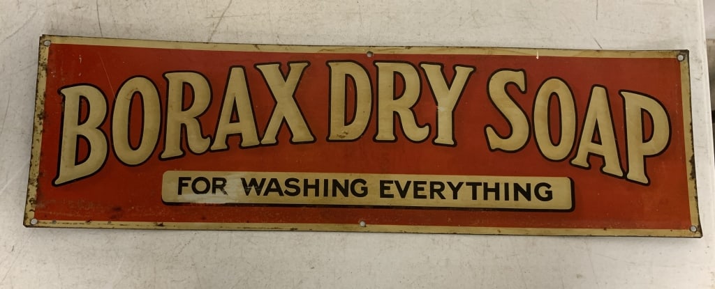 Borax Dry Soap metal sign (1 of 6)