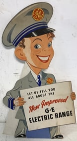 G-E Electric Range advertising standee