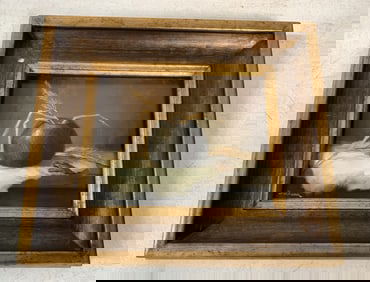 Framed Painted Wheat in Bowl Painting