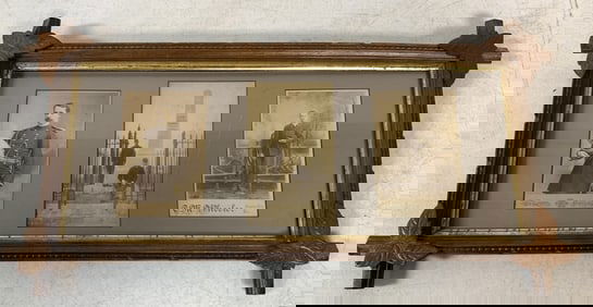 Old Framed Photos Military Figures