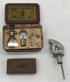 (3) Packard Bulb Kit, Liquor Bottle Pourer, other