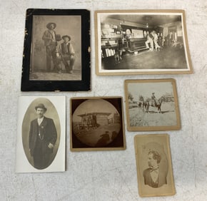 lot of 6 Old B&W Photographs