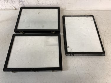 lot of 3 Display Cases