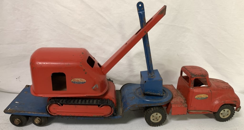 Tonka Low Boy with Steam Shovel (1 of 11)