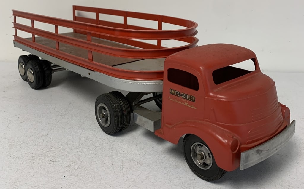 Smith Miller Truck w/ Flat Bed Trailer (1 of 6)