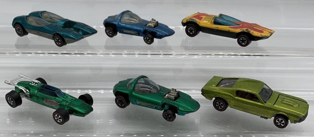 6 Hot Wheels Red Line Cars (1 of 4)