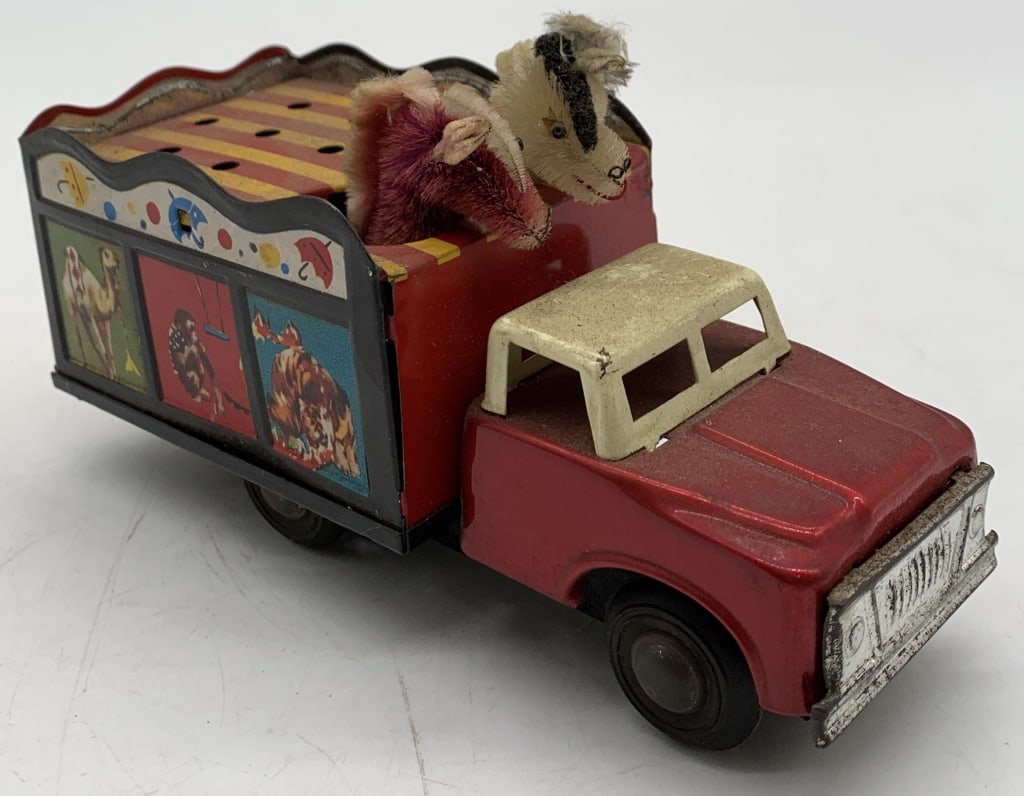 China Tin Friction Circus Wagon Truck (1 of 6)
