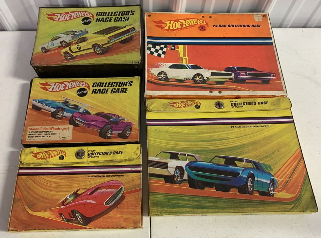 5 Vinyl Hot Wheels Car Carrying Cases (1 of 5)