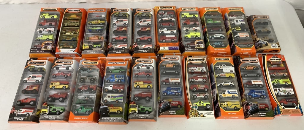 20 pcs- Matchbox 5 Pack Sets & one 3 Pack Set (1 of 4)
