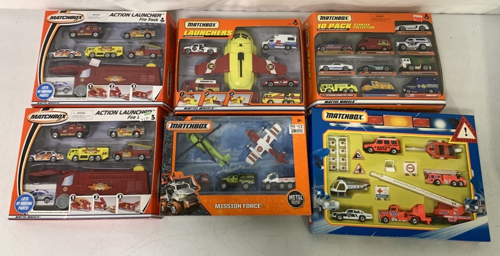 6 Matchbox Sets- 10 Pack, Action Launcher other (1 of 4)