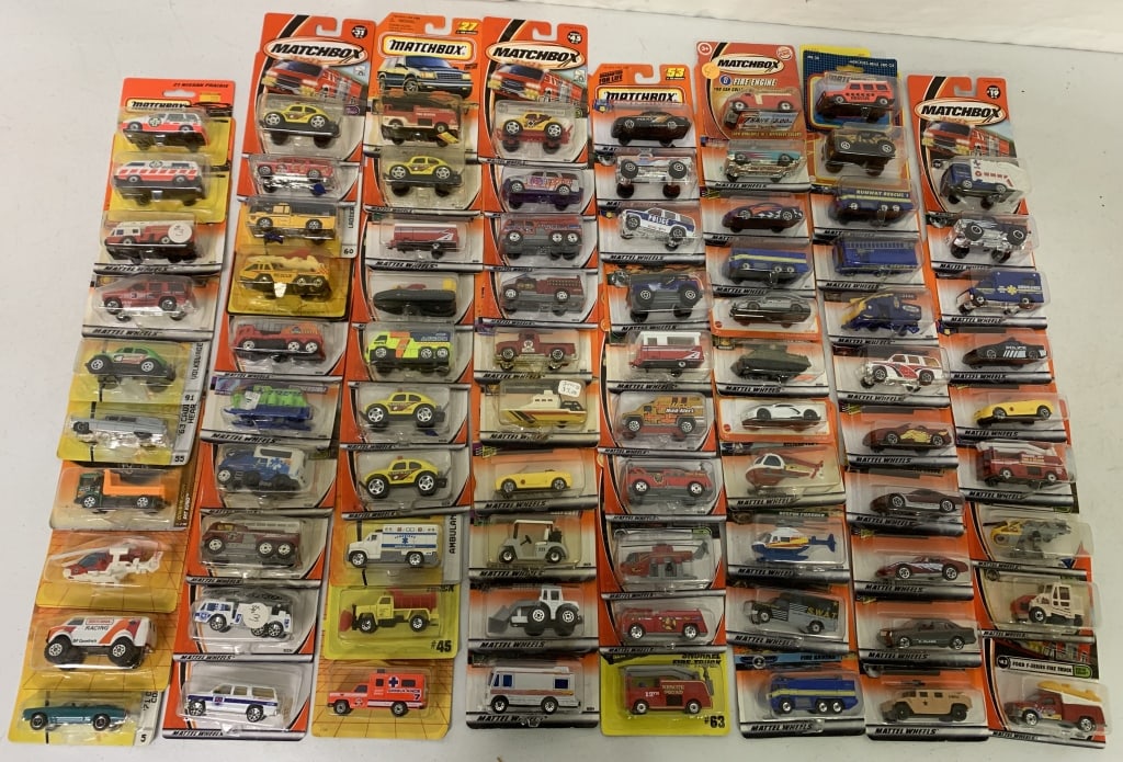 75+ Matchbox Die Cast Cars- Various Series: many different varieties