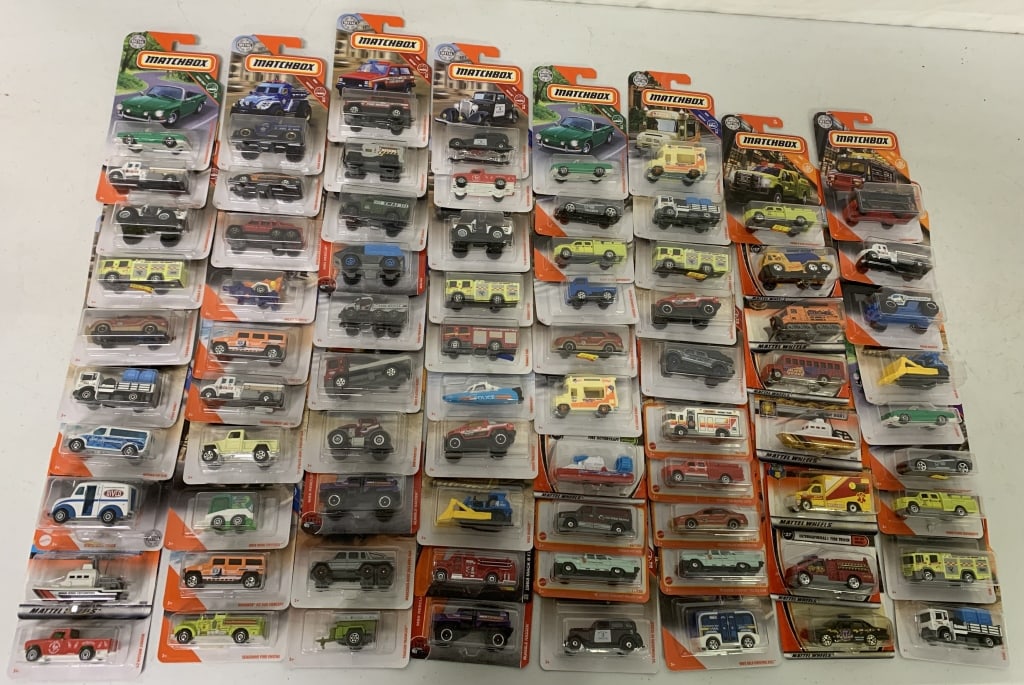 75+ Matchbox Die Cast Cars- Various Series: many different varieties including Metal, Car manufacturers, others