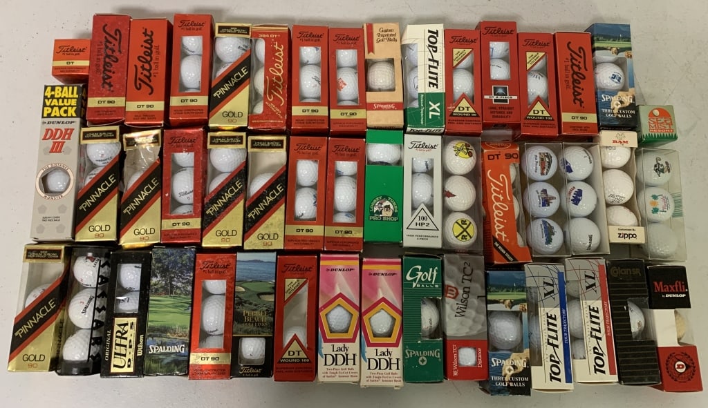 40+ sleeves of golfballs (1 of 4)