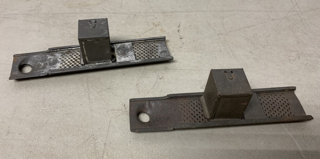 2 tin Boye Nutmeg graters: show wear and some rust