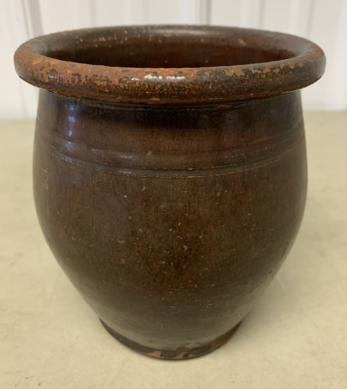 Small Redware Crock (1 of 5)
