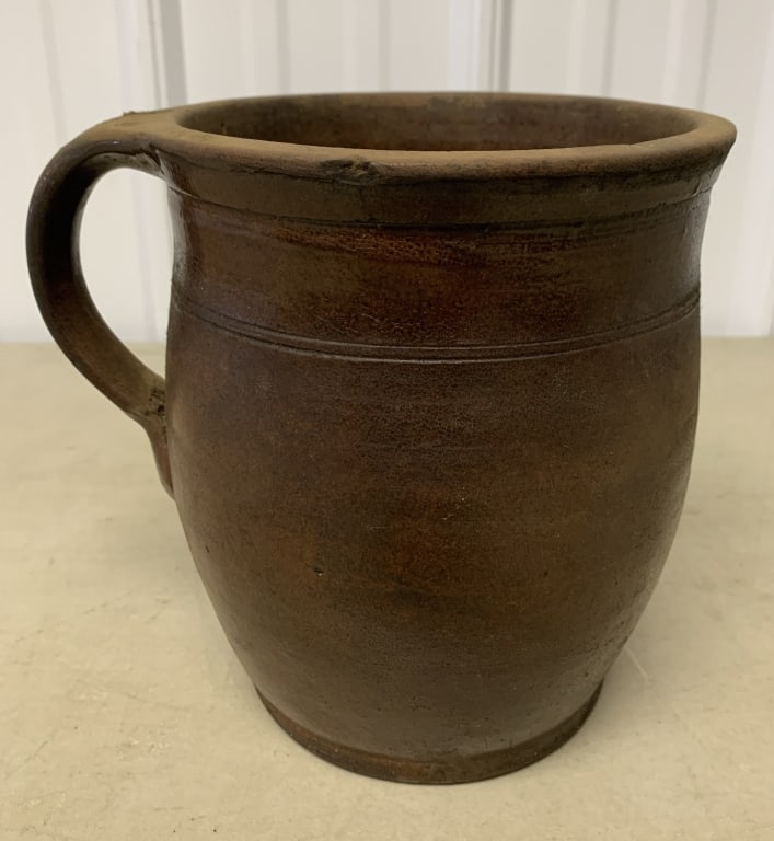 Redware Gallon Pitcher with Handle (1 of 5)