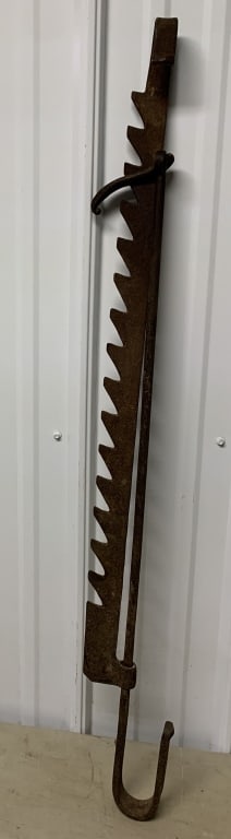 hand forged fire place trammel (1 of 2)