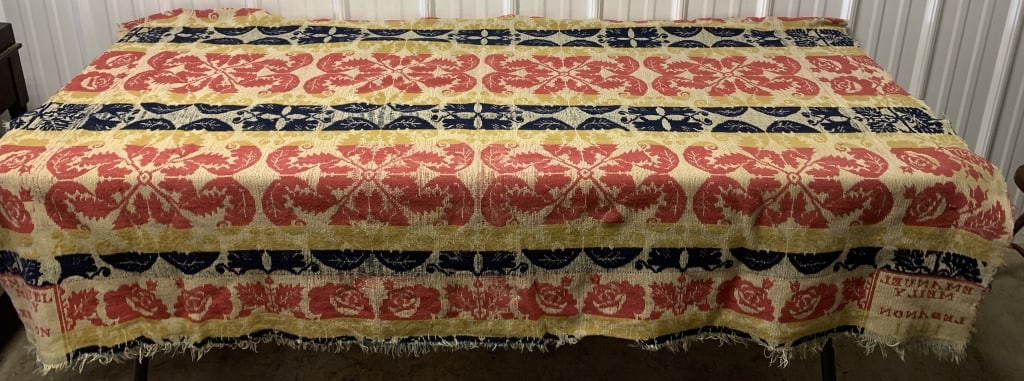 Emanuel Meily Lebanon 1841 coverlet (1 of 10)