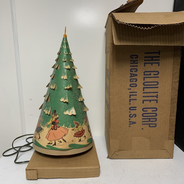 Glolite Revolving Christmas Tree in box (1 of 3)