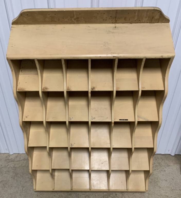 Interwoven Wooden Sock Display Rack (1 of 6)