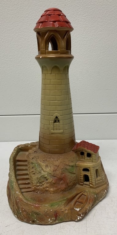 Lighted Ceramic Light House (1 of 6)