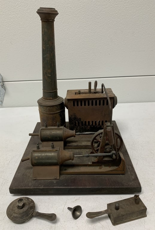 Model Steam Engine? With Funnel,Pan,Other (1 of 6)