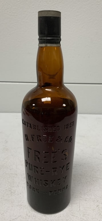 Free's Pure-Rye Whiskey ,York PA Est 1857 (1 of 4)