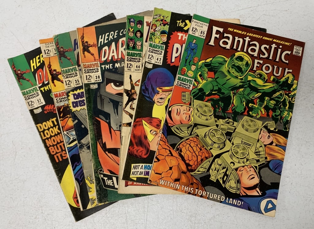 7 Marvel comics from the 1960's (1 of 10)
